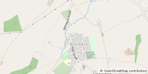Map of Boosbeck, Saltburn
