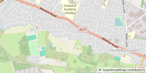 Map of Wigan