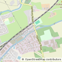Map of Bromsgrove, Worcestershire