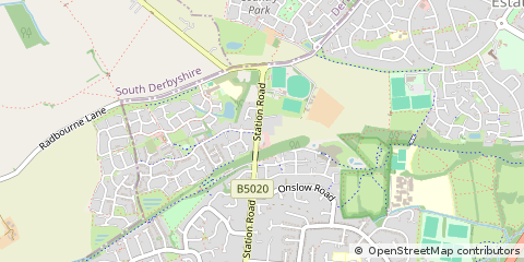 Map of Derby