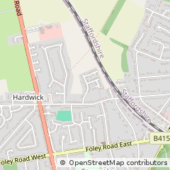 Map of Sutton Coldfield