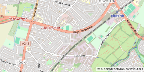 Map of Kingston Upon Thames