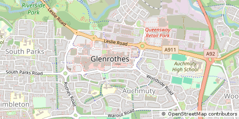 Map of Glenrothes