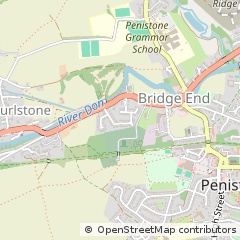 Map of Sheffield, South Yorkshire