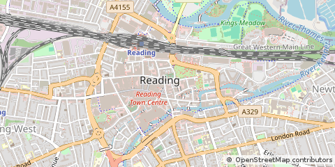 Map of Reading, West Berkshire