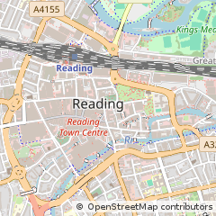 Map of Reading, West Berkshire