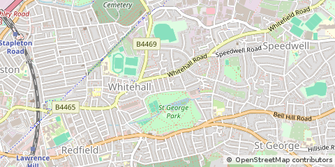 Map of Bristol, Somerset