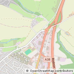 Map of Bodmin, Cornwall