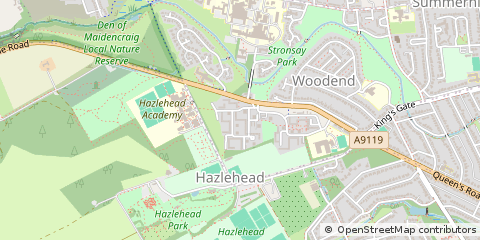 Map of Aberdeen