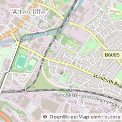 Map of Sheffield