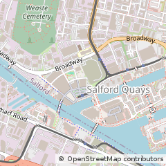 Map of Salford, Greater Manchester