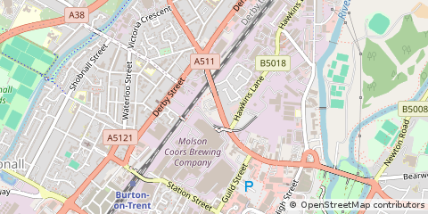 Map of Staffordshire