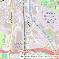 Map of Chadderton, Oldham