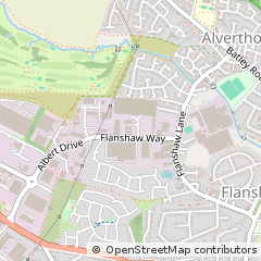 Map of Wakefield, West Yorkshire