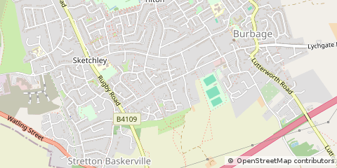 Map of Hinckley