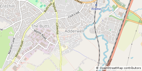 Map of Frome