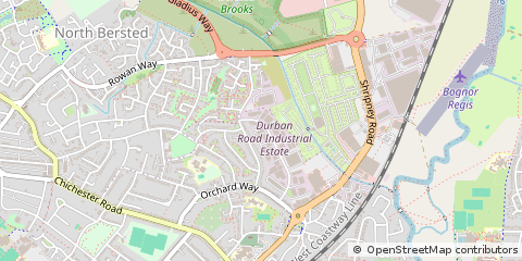 Map of Bognor Regis, West Sussex
