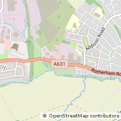 Map of Rotherham