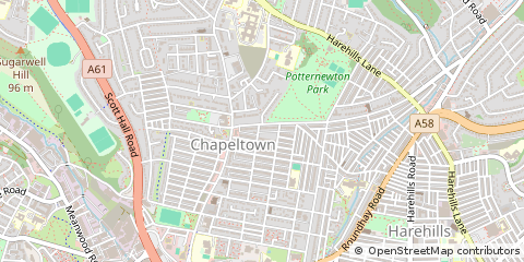 Map of Leeds