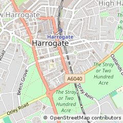 Map of Harrogate, North Yorkshire