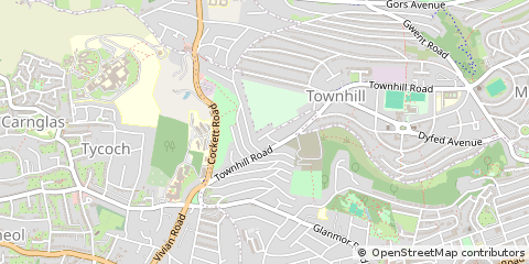 Map of Swansea