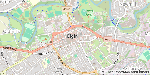 Map of Elgin