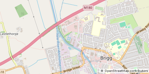 Map of Brigg, North Lincolnshire