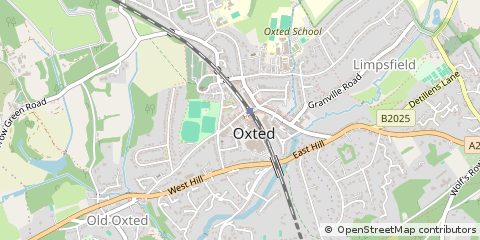 Map of Oxted