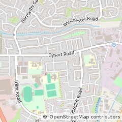 Map of Grantham, Lincolnshire
