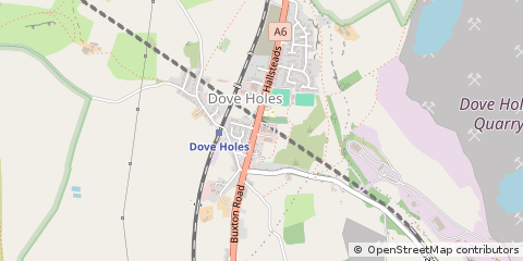 Map of Oakham, Derbyshire