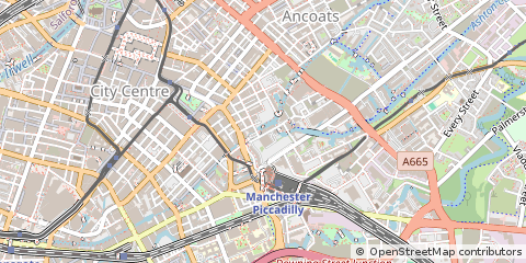 Map of Manchester