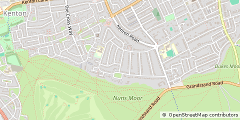 Map of Morpeth