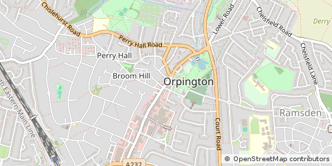 Map of Orpington