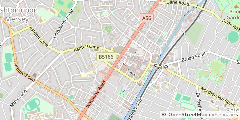 Map of Sale, Cheshire