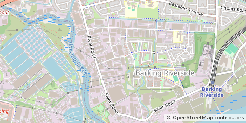 Map of Barking, Essex