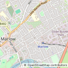 Map of Marlow, Bucks