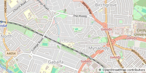 Map of Cardiff