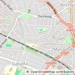 Map of Cardiff