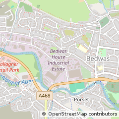 Map of Caerphilly