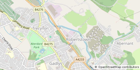 Map of Aberdare