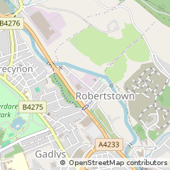 Map of Aberdare