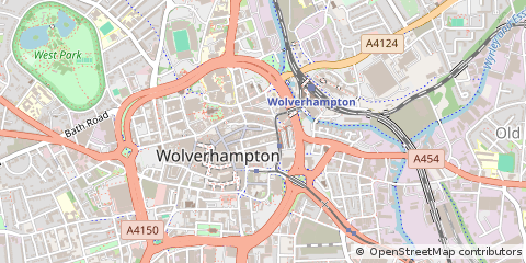 Map of Wolverhampton