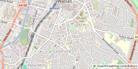 Map of Walsall