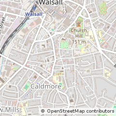 Map of Walsall