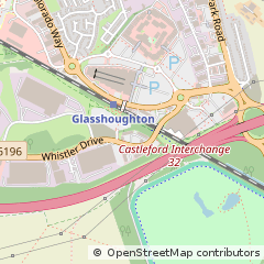 Map of Castleford, West Yorkshire