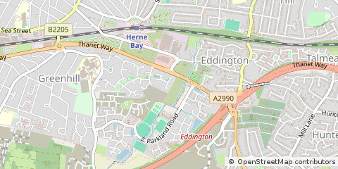 Map of Herne BAY