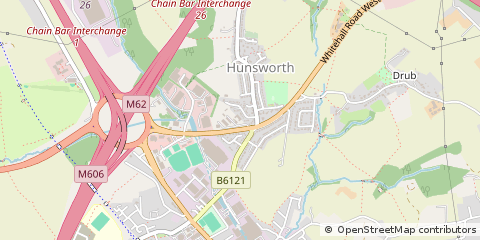 Map of Cleckheaton, West Yorkshire