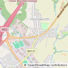 Map of Cleckheaton, West Yorkshire