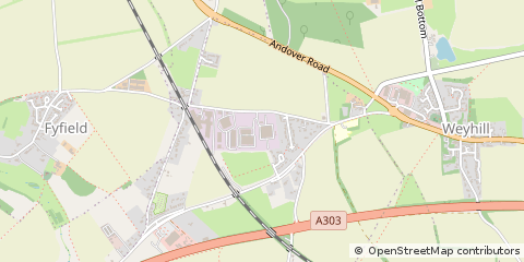 Map of Andover