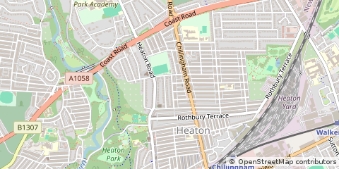 Map of Newcastle Upon Tyne